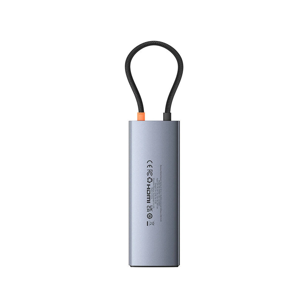 Hurtownia GSM - Adaptér 10w1 Baseus Metal Gleam II Series USB-C / HDMI, USB-A (10Gbps), 2xUSB-A, USB-C, USB-C (PD), RJ45, SD/TF, mini-jack 3,5mm - BSU4772 - {ean13} - Hurt