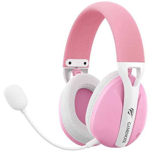 Havit Distributor - 6950676215212 - HVT242 - Havit Fuxi H1 2.4G, BT, USB-C headphones with microphone (pink) - B2B homescreen