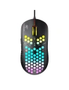 Mysl s kabelem Havit MS1032 RGB, 800-6400 DPI (černá)
