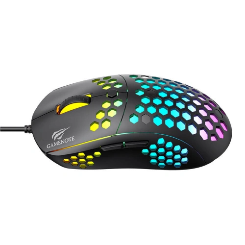 Mysz przewodowa Havit MS1032 RGB, 800-6400 DPI (czarna)