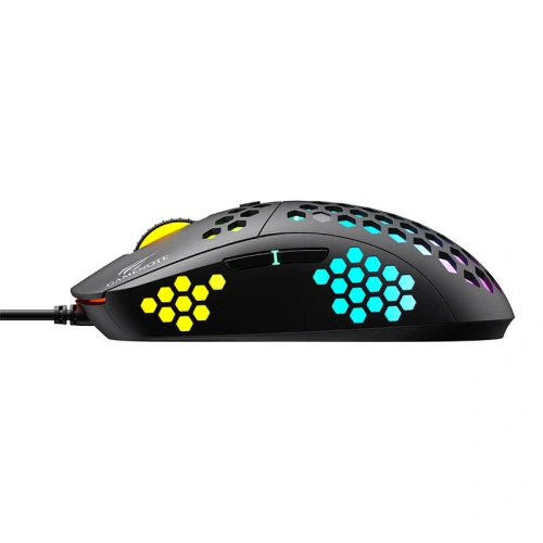 Mysz przewodowa Havit MS1032 RGB, 800-6400 DPI (czarna)