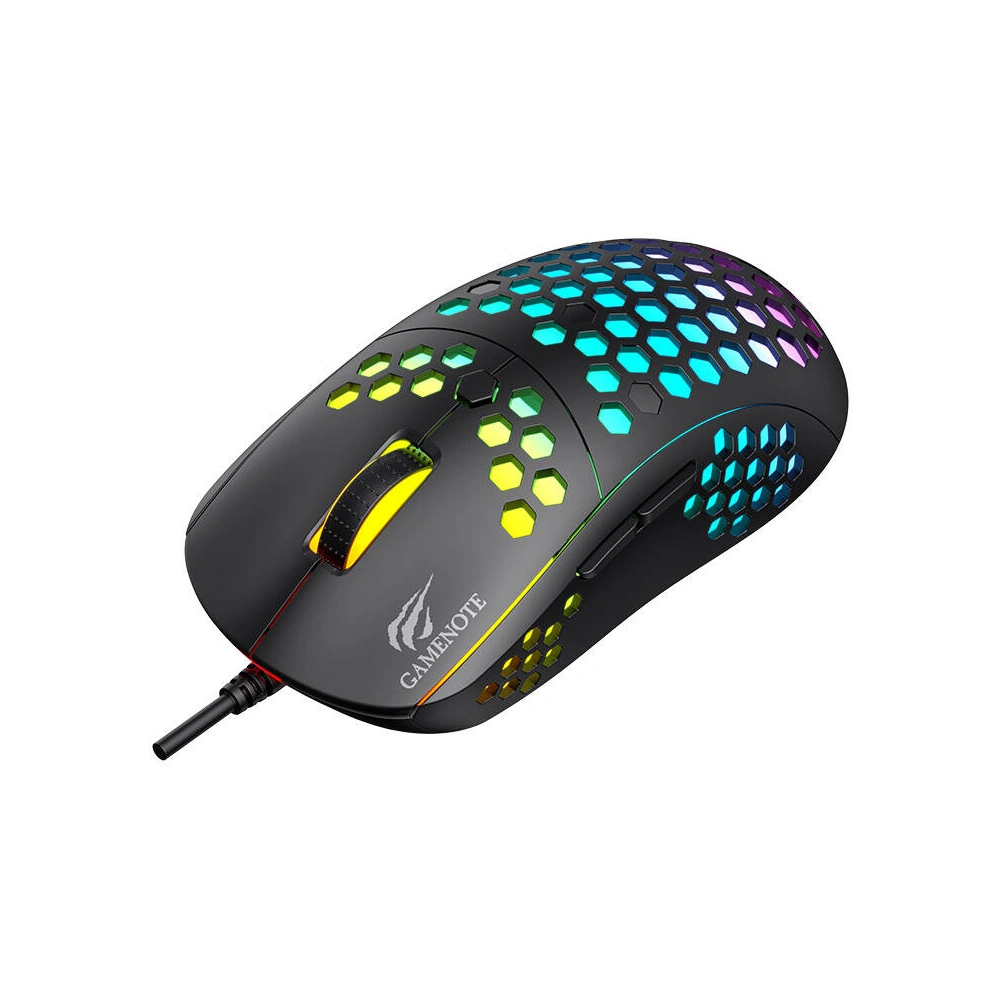 Hurtownia GSM - Mysl s kabelem Havit MS1032 RGB, 800-6400 DPI (černá) - HVT244 - {ean13} - Hurt