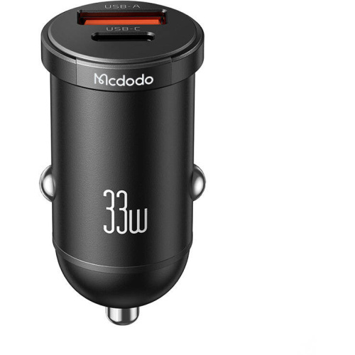 Mcdodo Distributor - 6921002623209 - MDD205 - Mcdodo CC-2320 USB-A, USB-C, 30W car charger (black) - B2B homescreen