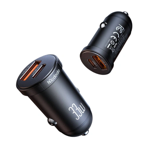 Ładowarka samochodowa Mcdodo CC-2320 USB-A, USB-C, 30W (czarna)