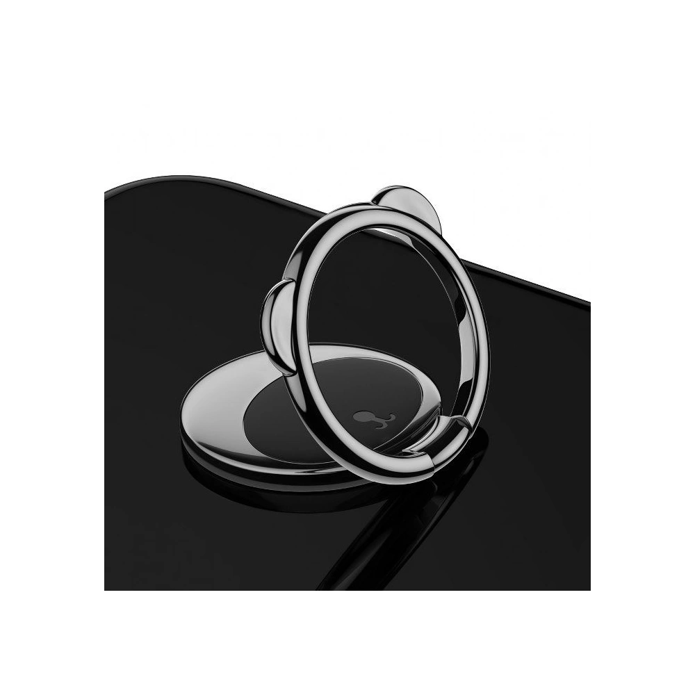 Wholesale Baseus Bear Ring Holder Black - BSU500BLK - {ean13} - Hurt