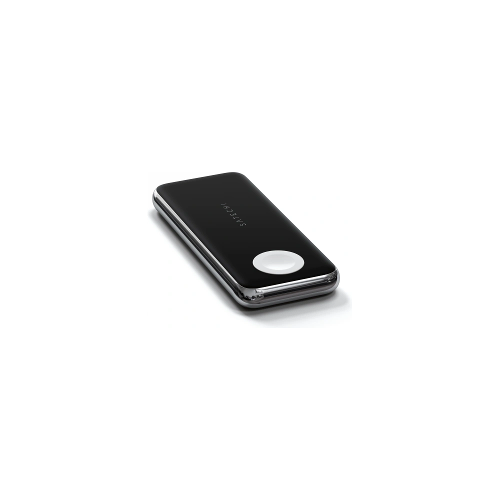 Hurtownia GSM - Bezdrátový powerbank Satechi Quatro Wireless Powerbank 3w1, 10000mAh (černý) + kabel USB-C / USB-C, 60W, 1m - STH95 - {ean13} - Hurt