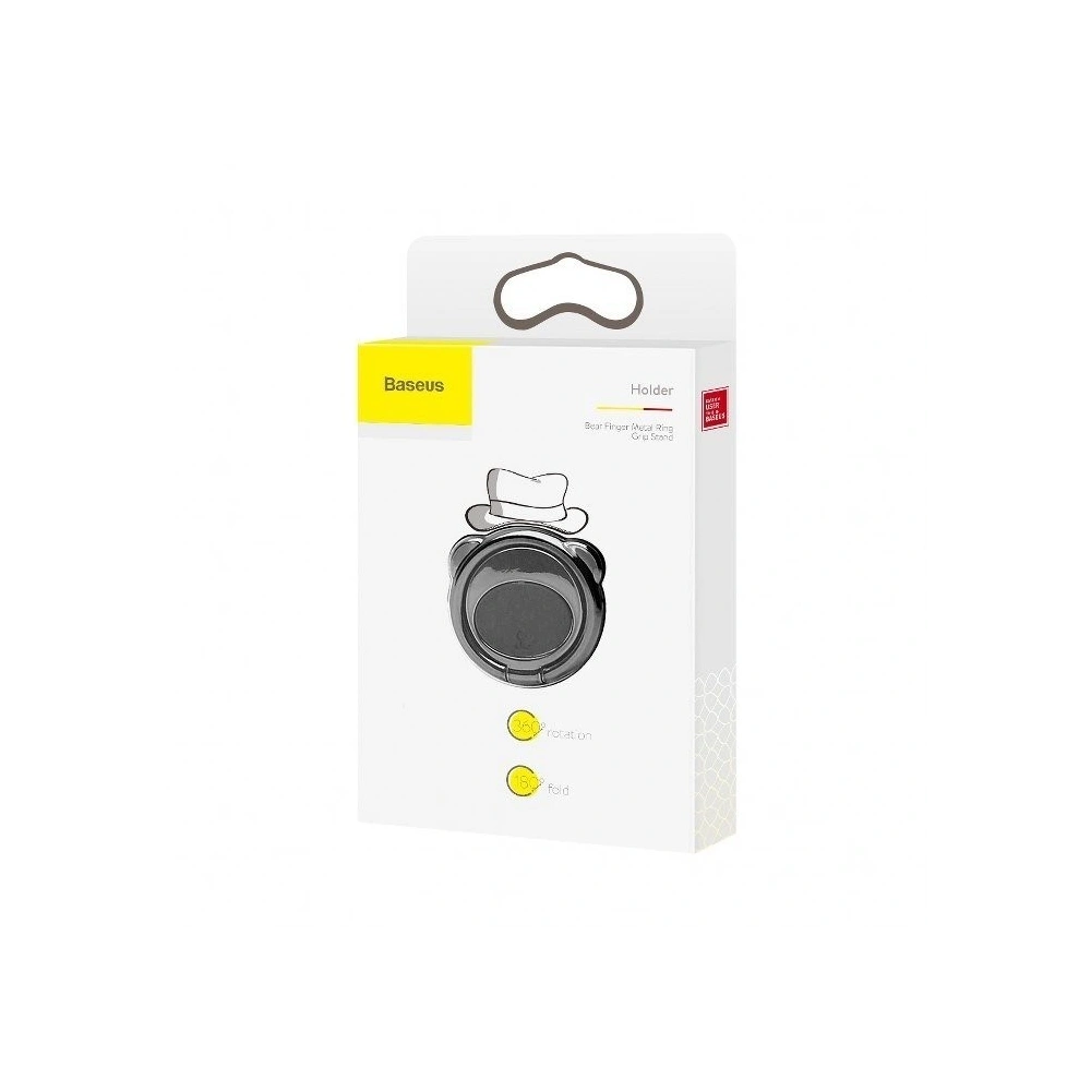 Hurtownia GSM - Ringhalter, Baseus Bear für das Telefon (schwarz) - BSU500BLK - {ean13} - Hurt