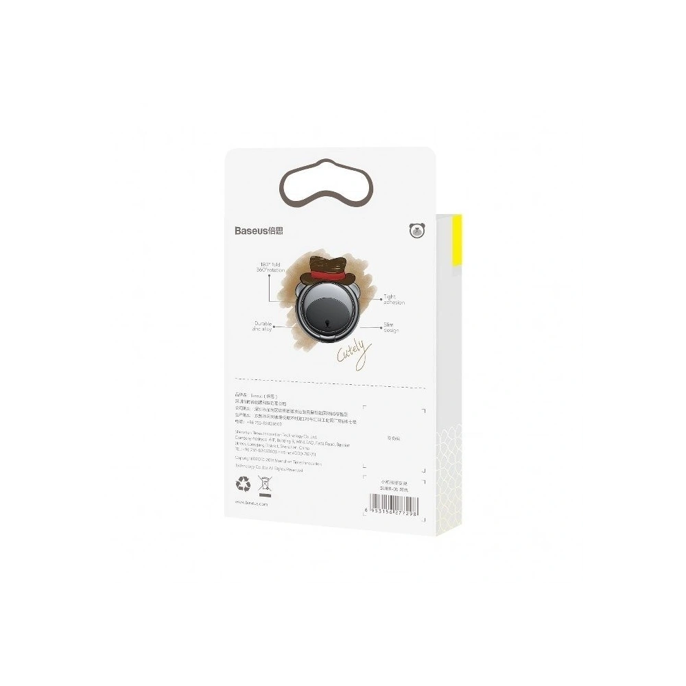 Hurtownia GSM - Ringhalter, Baseus Bear für das Telefon (schwarz) - BSU500BLK - {ean13} - Hurt