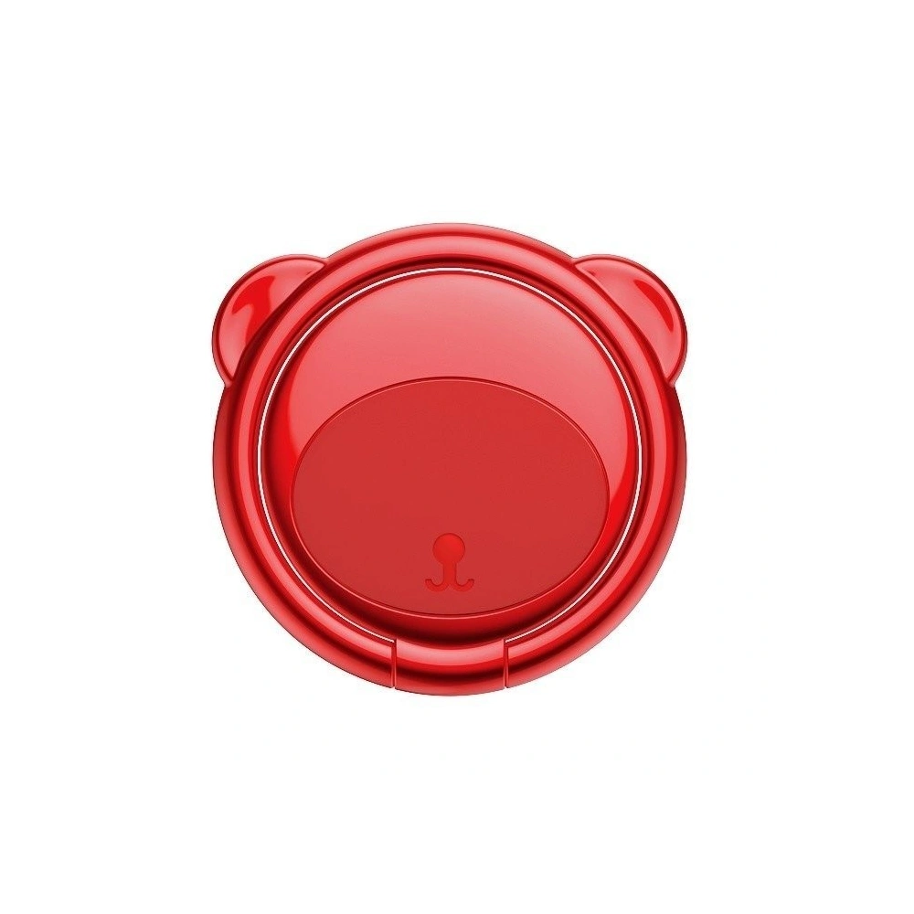 Wholesale Baseus Bear Ring Holder Red - BSU502RED - {ean13} - Hurt