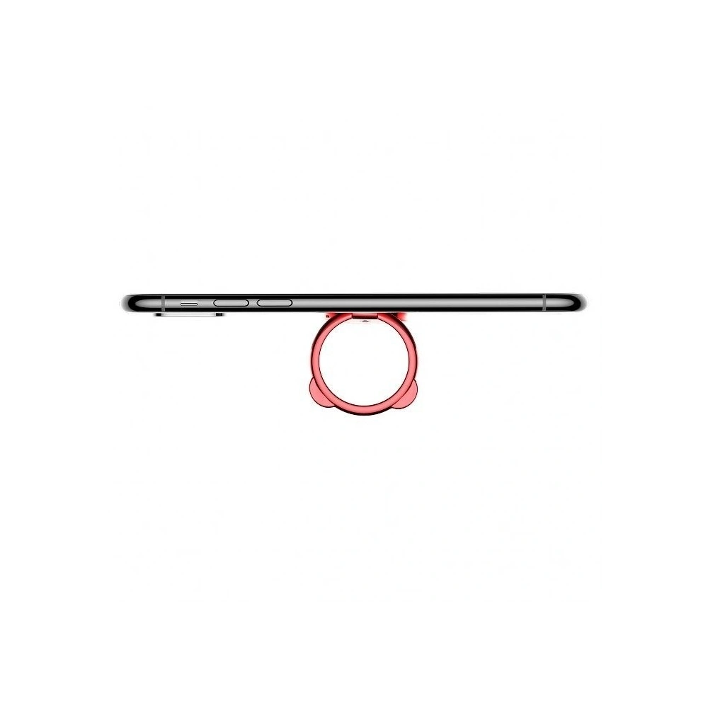 Hurtownia GSM - Uchwyt pierścień, ring holder Baseus Bear do telefonu (czerwony) - BSU502RED - {ean13} - Hurt