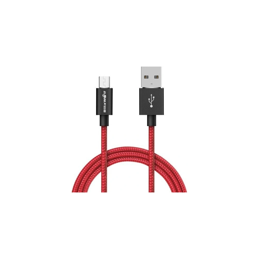 Hurtownia GSM - Kabel USB typu C BlitzWolf BW-TC1 1m czerwony - BLZ043RED - {ean13} - Hurt