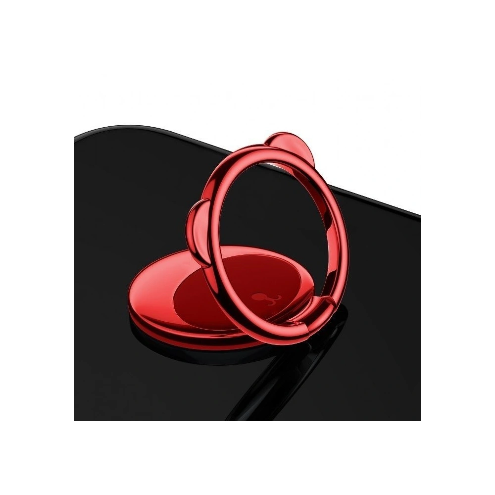 Wholesale Baseus Bear Ring Holder Red - BSU502RED - {ean13} - Hurt