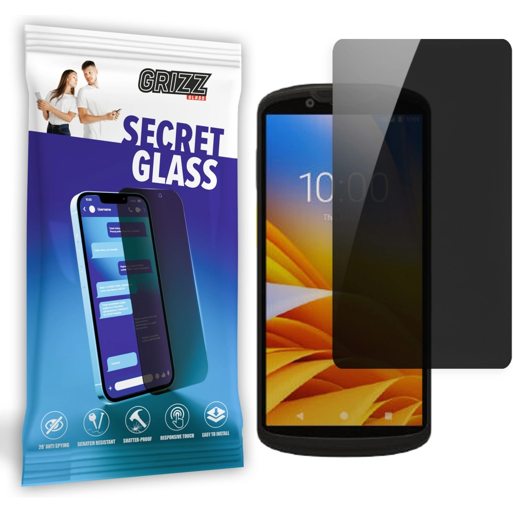 Matowe szkło prywatyzujące GrizzGlass SecretGlass do Zebra TC58