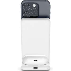 Wholesale Crong MagSpot Stand MagSafe 2-in-1 Wireless Charger (white) - CRG668 - {ean13} - Hurt