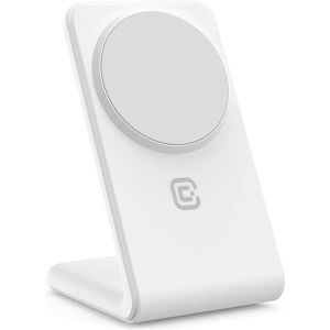 Hurtownia GSM - Vezeték nélküli töltő 2w1 Crong MagSpot Stand MagSafe (fehér) - CRG668 - {ean13} - Hurt
