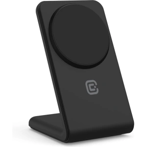 Hurtownia GSM - Vezeték nélküli töltő 2w1 Crong MagSpot Stand MagSafe (fekete) - CRG669 - {ean13} - Hurt