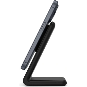 Hurtownia GSM - Vezeték nélküli töltő 2w1 Crong MagSpot Stand MagSafe (fekete) - CRG669 - {ean13} - Hurt