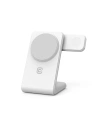 Hurtownia GSM - Ładowarka bezprzewodowa 3w1 Crong MagSpot Pivot Stand MagSafe (biały) - CRG670 - {ean13} - Hurt