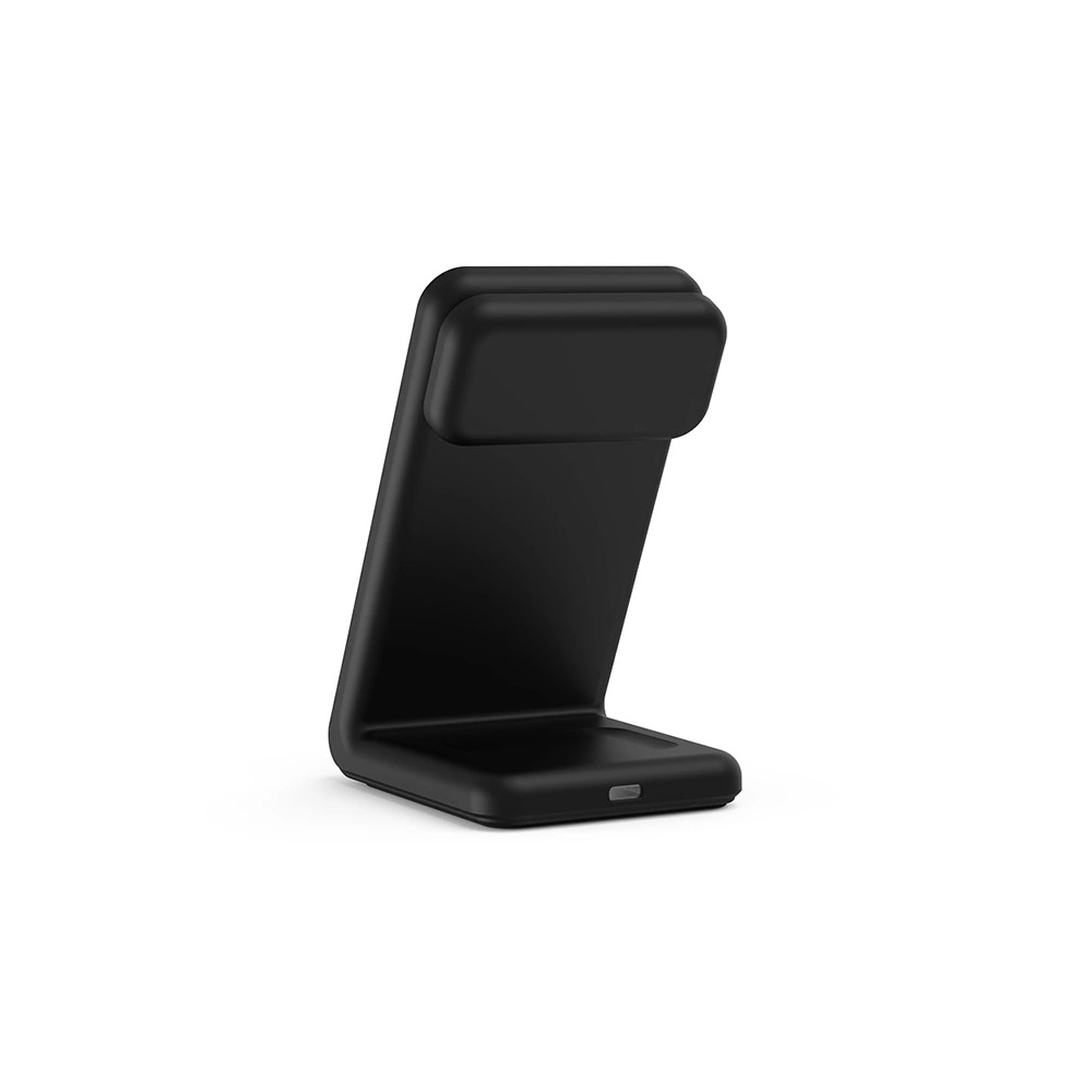 Hurtownia GSM - Încărcător fără fir 3w1 Crong MagSpot Pivot Stand MagSafe (negru) - CRG671 - {ean13} - Hurt