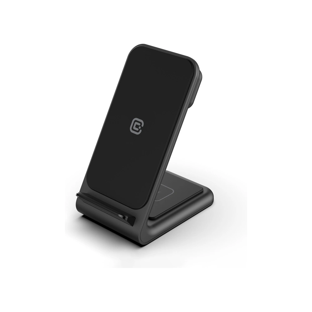 Hurtownia GSM - Încărcător wireless 3w1 Crong PowerSpot Pivot Stand (negru) - CRG672 - {ean13} - Hurt