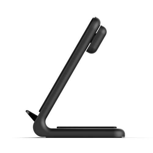Ładowarka bezprzewodowa 3w1 Crong PowerSpot Pivot Stand (czarny)