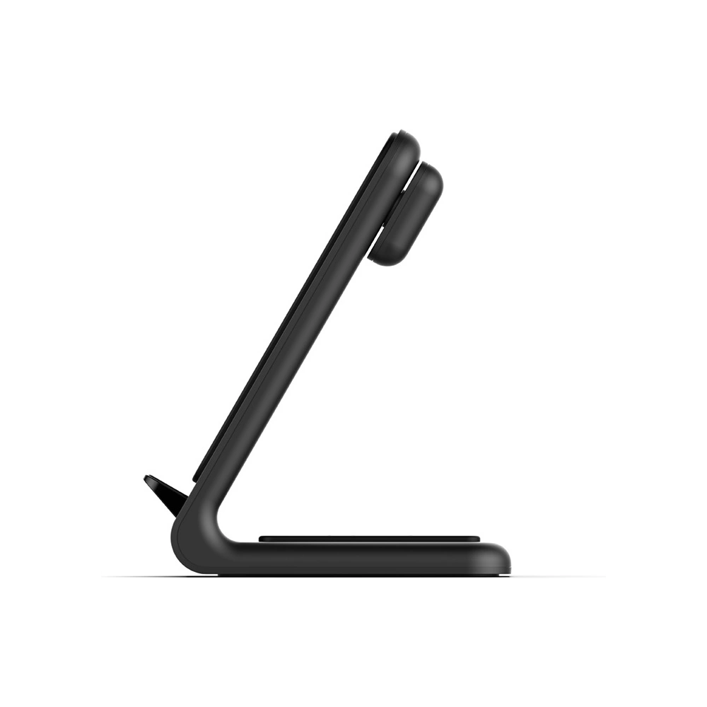 Hurtownia GSM - Încărcător wireless 3w1 Crong PowerSpot Pivot Stand (negru) - CRG672 - {ean13} - Hurt