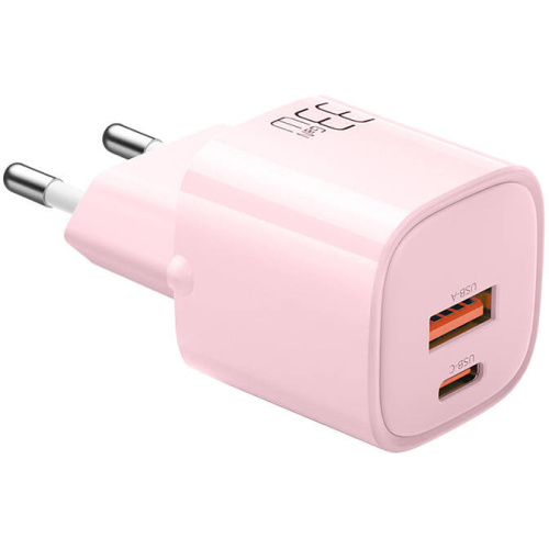 Mcdodo Distributor - 6921002601566 - MDD210 - Mcdodo CH-0156 GaN wall charger USB-A, USB-C, 33W (pink) - B2B homescreen