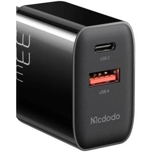 Hurtownia GSM - Nabíječka Mcdodo CH-0921 USB-A, USB-C, GaN, 33W (černá) - MDD211 - {ean13} - Hurt