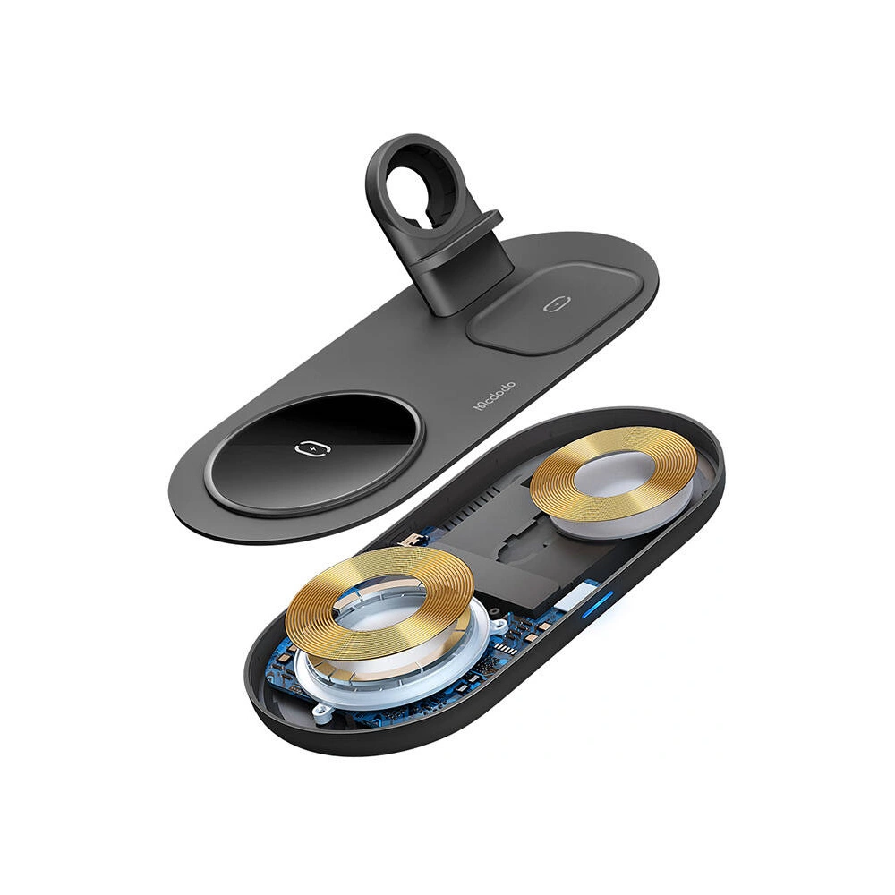 Wholesale Mcdodo CH-7061 3in1 wireless charger, 15W black - MDD213 - {ean13} - Hurt