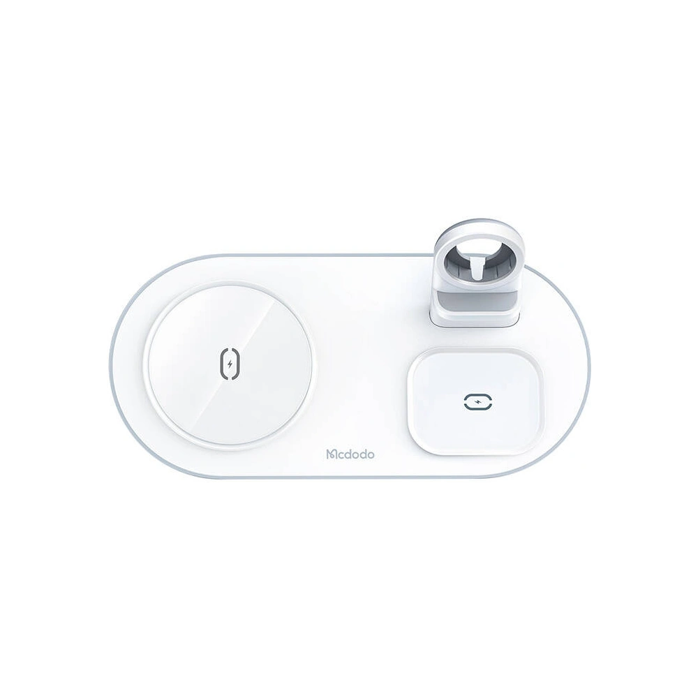 Hurtownia GSM - Vezeték nélküli töltő 3w1 Mcdodo CH-7060 3w1, 15W fehér - MDD214 - {ean13} - Hurt