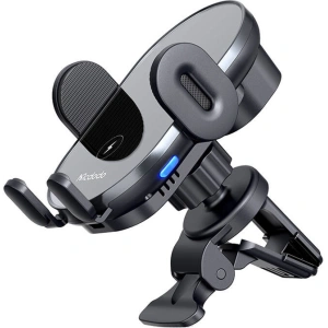 Hurtownia GSM - Urmă de mașină pentru cockpit / grila de ventilație Mcdodo CH-1600 cu încărcător inductiv de 15W (negru) - MDD215 - {ean13} - Hurt
