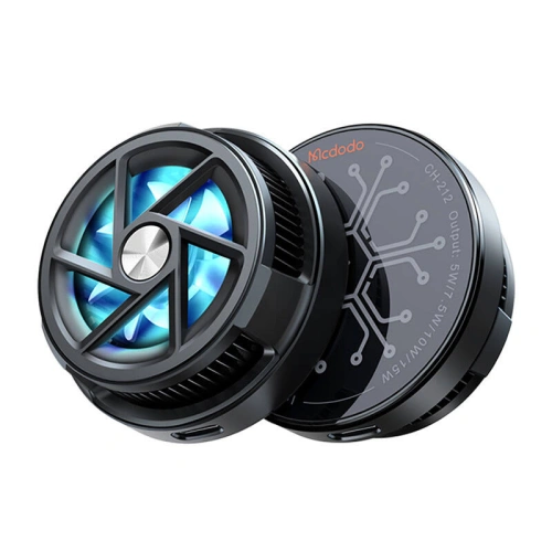 Ładowarka bezprzewodowa Mcdodo CH-2120 z wentylatorem, 15W (czarna)