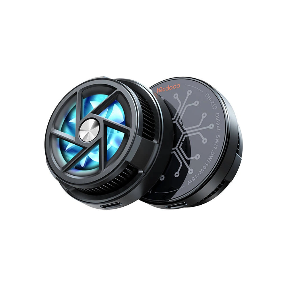 Hurtownia GSM - Încărcător wireless Mcdodo CH-2120 cu ventilator, 15W (negru) - MDD216 - {ean13} - Hurt