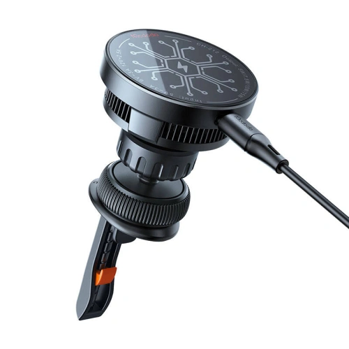 Uchwyt samochodowy na kokpit / kratkę nawiewu Mcdodo CH-2130 z ładowarką indukcyjną z wentylatorem