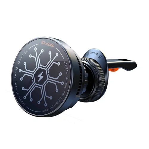 Uchwyt samochodowy na kokpit / kratkę nawiewu Mcdodo CH-2130 z ładowarką indukcyjną z wentylatorem