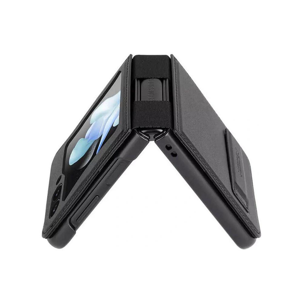 Hurtownia GSM - Case Nillkin Qin Leather Samsung Galaxy Z Flip5 (schwarz) - NLK1375 - {ean13} - Hurt