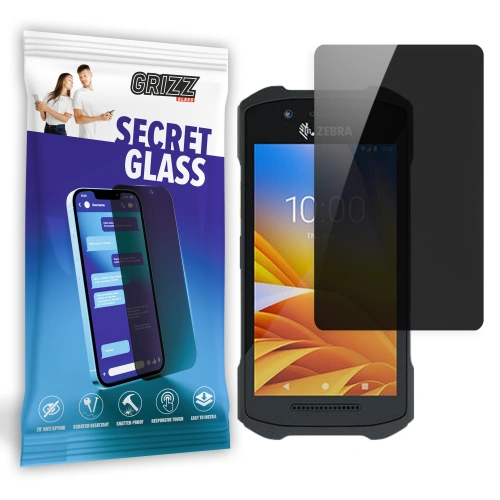 Matowe szkło prywatyzujące GrizzGlass SecretGlass do Zebra TC26 / TC21