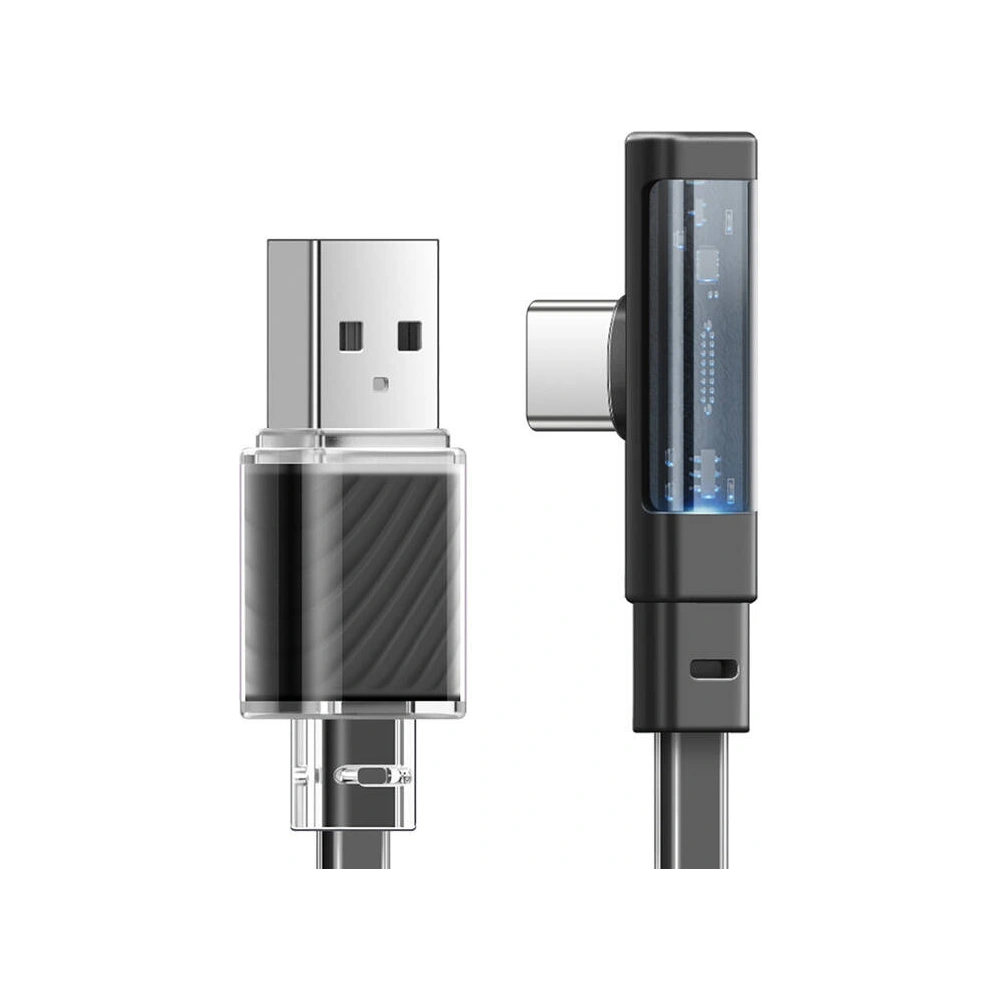 Hurtownia GSM - Winkelkabel Mcdodo CA-3423 USB-A / USB-C, 1.8m mit LED (schwarz) - MDD220 - {ean13} - Hurt