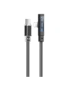 Hurtownia GSM - Kabel kątový Mcdodo CA-3440 USB-C / Lightning, 1.2m s LED (černý) - MDD221 - {ean13} - Hurt