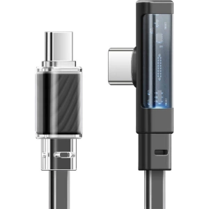 Hurtownia GSM - Cablul unghiular Mcdodo CA-3453 USB-C / USB-C, 1.8m cu LED (negru) - MDD223 - {ean13} - Hurt