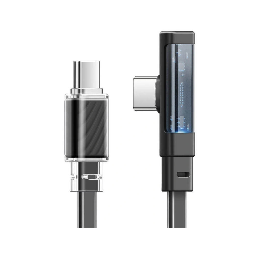 Hurtownia GSM - Kabel kątový Mcdodo CA-3453 USB-C / USB-C, 1.8m s LED (černý) - MDD223 - {ean13} - Hurt