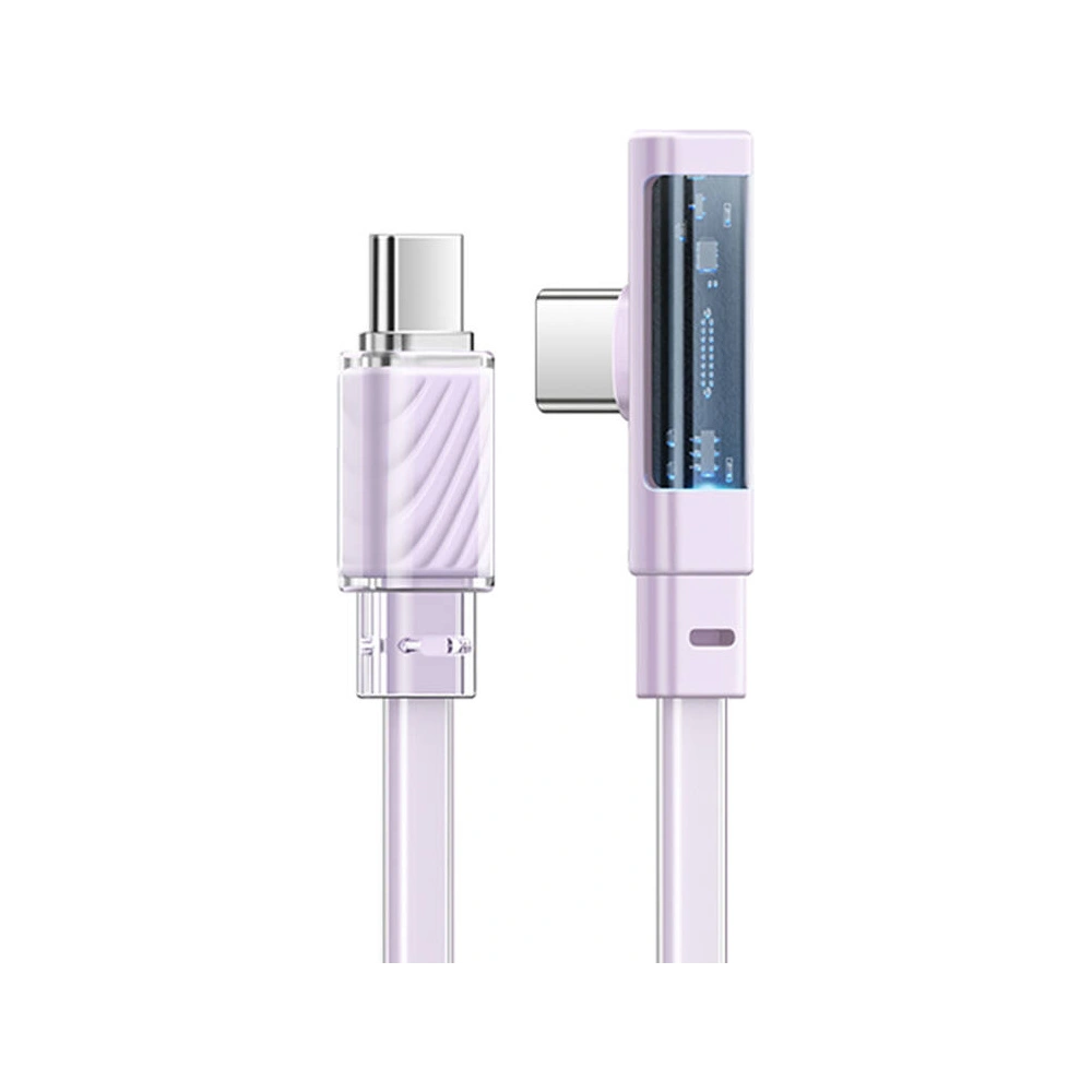Hurtownia GSM - Cablul unghiular Mcdodo CA-3454 USB-C / USB-C, 1.8m cu LED (violet) - MDD224 - {ean13} - Hurt