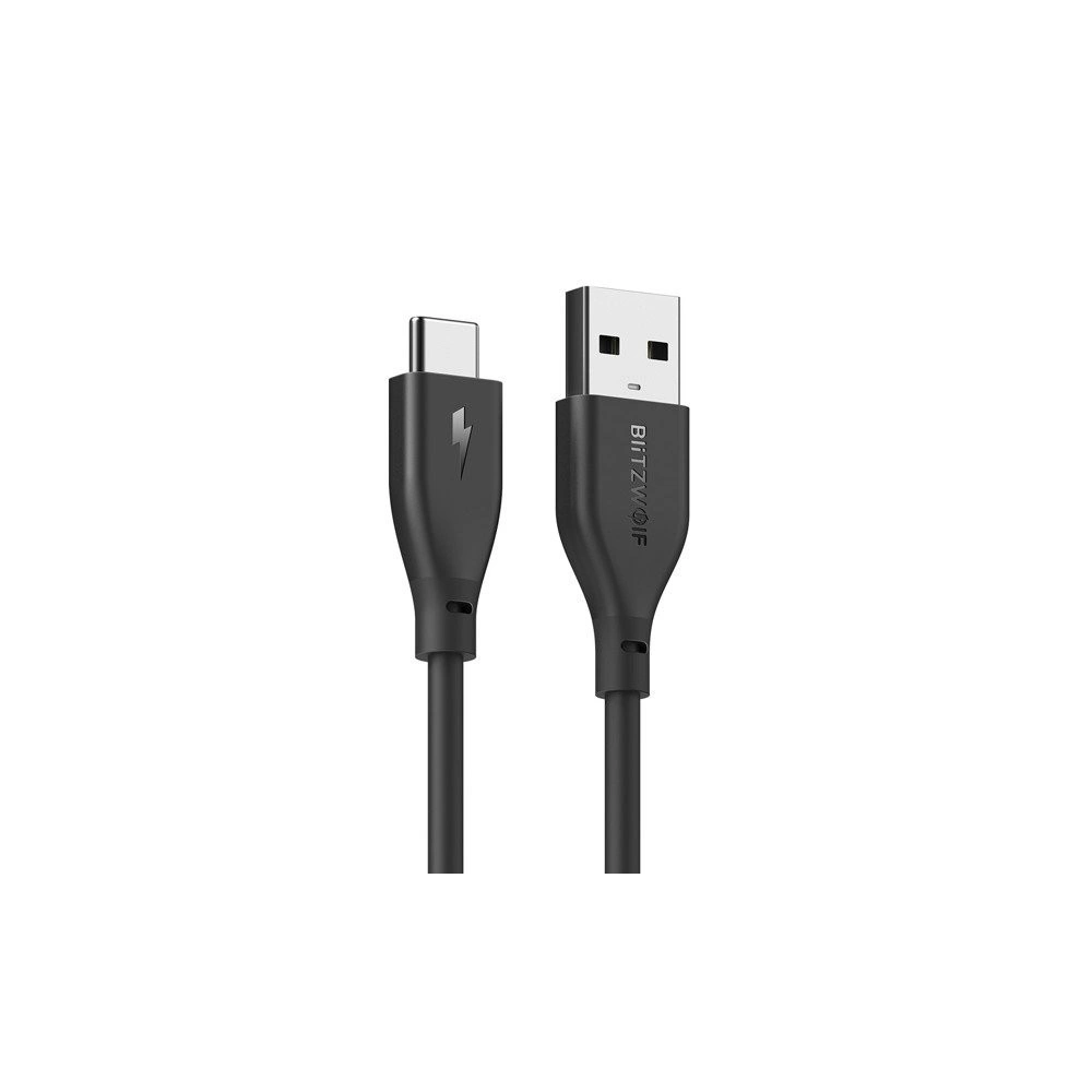 Hurtownia GSM - USB 2.0 Typ C AmpCore BlitzWolf BW-TC12 1m schwarz - BLZ046BLK - {ean13} - Hurt