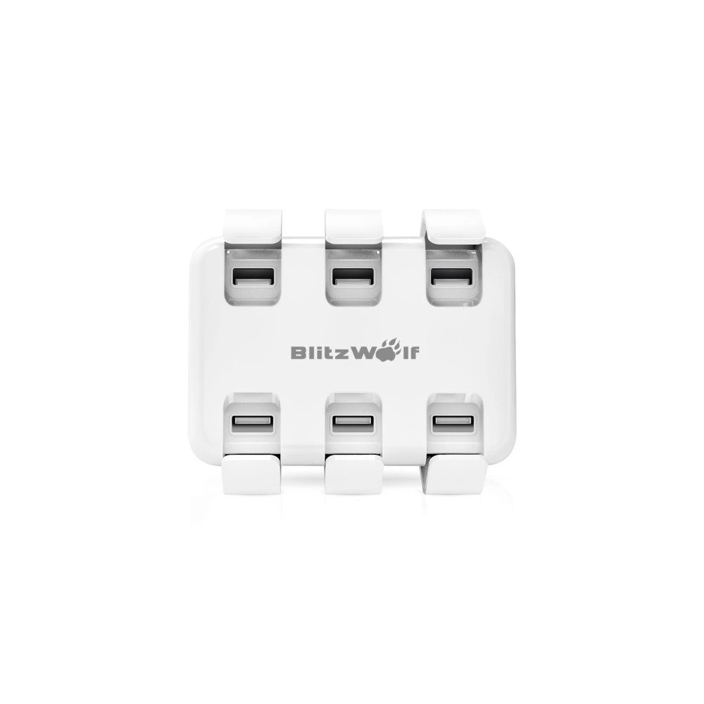 Wholesale 6-Ports Desktop Charger BlitzWolf BW-S4 50W - BLZ049 - {ean13} - Hurt