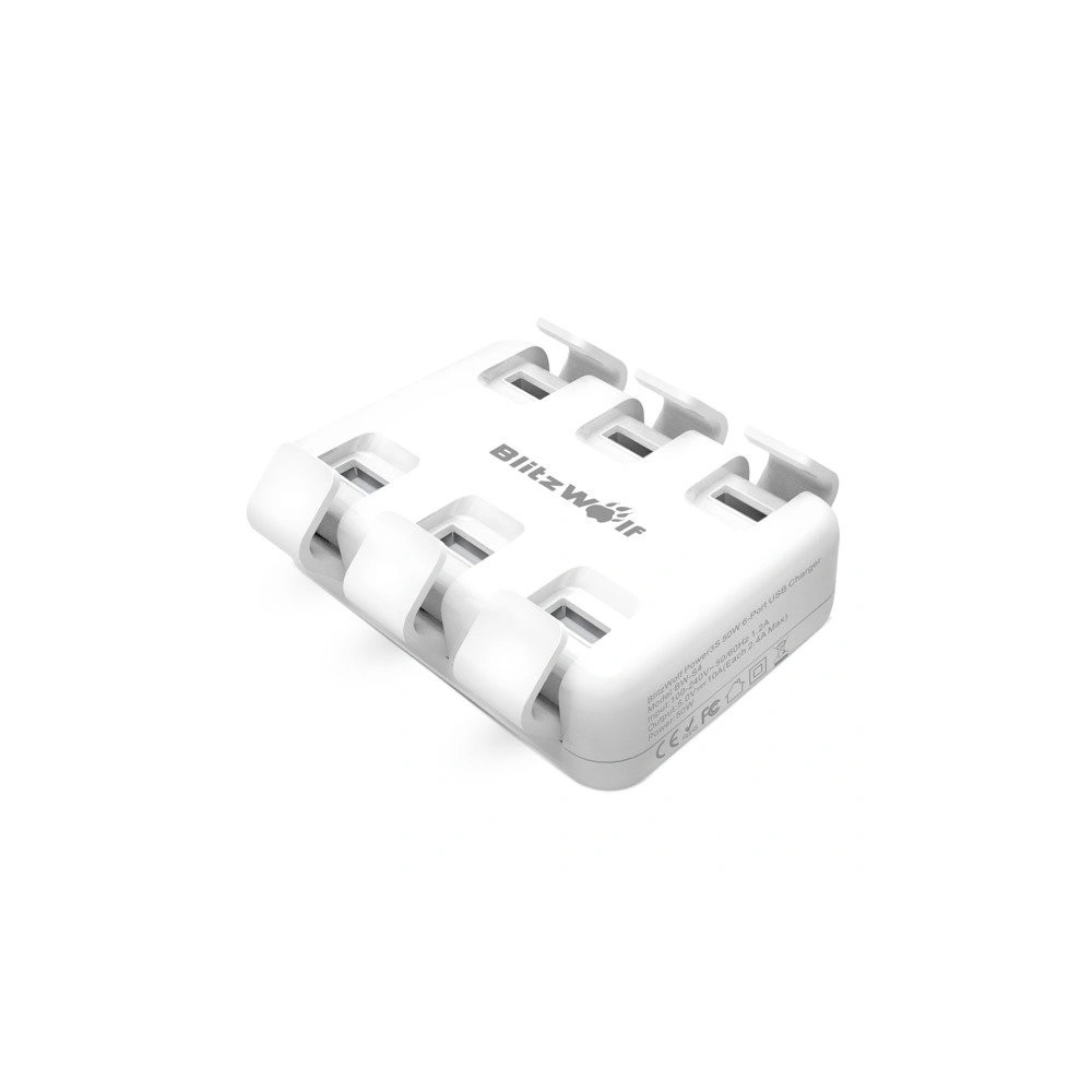 Wholesale 6-Ports Desktop Charger BlitzWolf BW-S4 50W - BLZ049 - {ean13} - Hurt