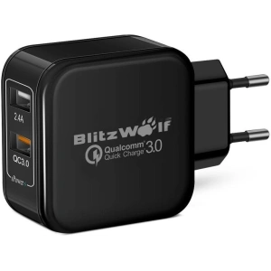 Ładowarka sieciowa USB BlitzWolf BW-S6 30W czarna