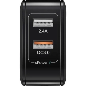 Wall Charger USB BlitzWolf BW-S6 30W Black