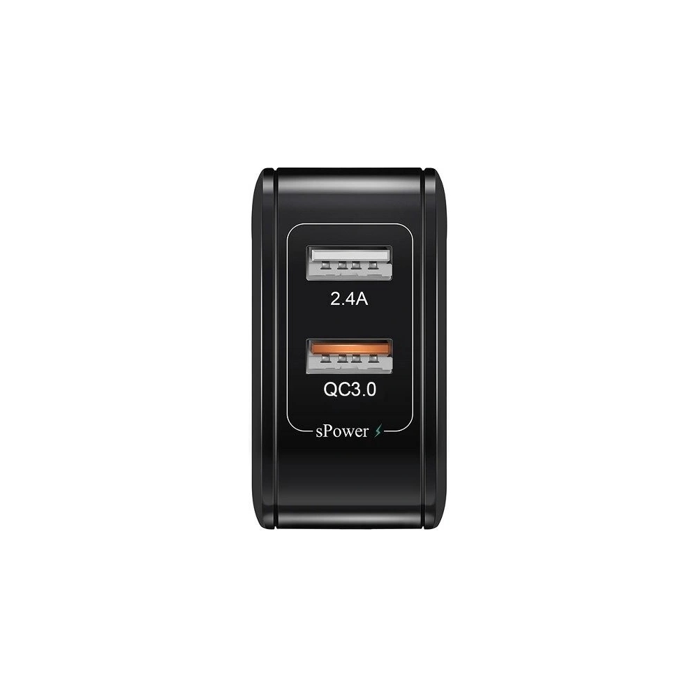Hurtownia GSM - Ładowarka sieciowa USB BlitzWolf BW-S6 30W czarna - BLZ050BLK - {ean13} - Hurt