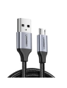Kabel micro USB UGREEN QC 3.0 2.4A 0.25m (schwarz)