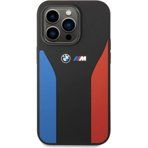Hurtownia GSM - Etui BMW BMHCP15X22SCSK Apple iPhone 15 Pro Max Szilikon Kék&Piros Csíkos M Kollekció fekete/black - BMW574 - {ean13} - Hurt